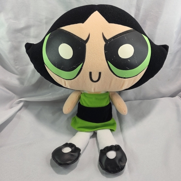 Powerpuff Girls Buttercup Big Head Plush Stuffed Doll Toy Connection 19 Inch 99 - Picture 12 of 12